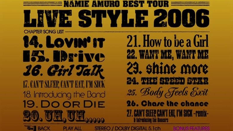 Namie Amuro Best Tour Live Style 2006電影劇照1